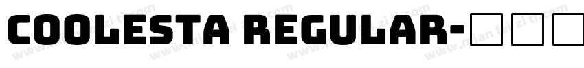 Coolesta regular字体转换